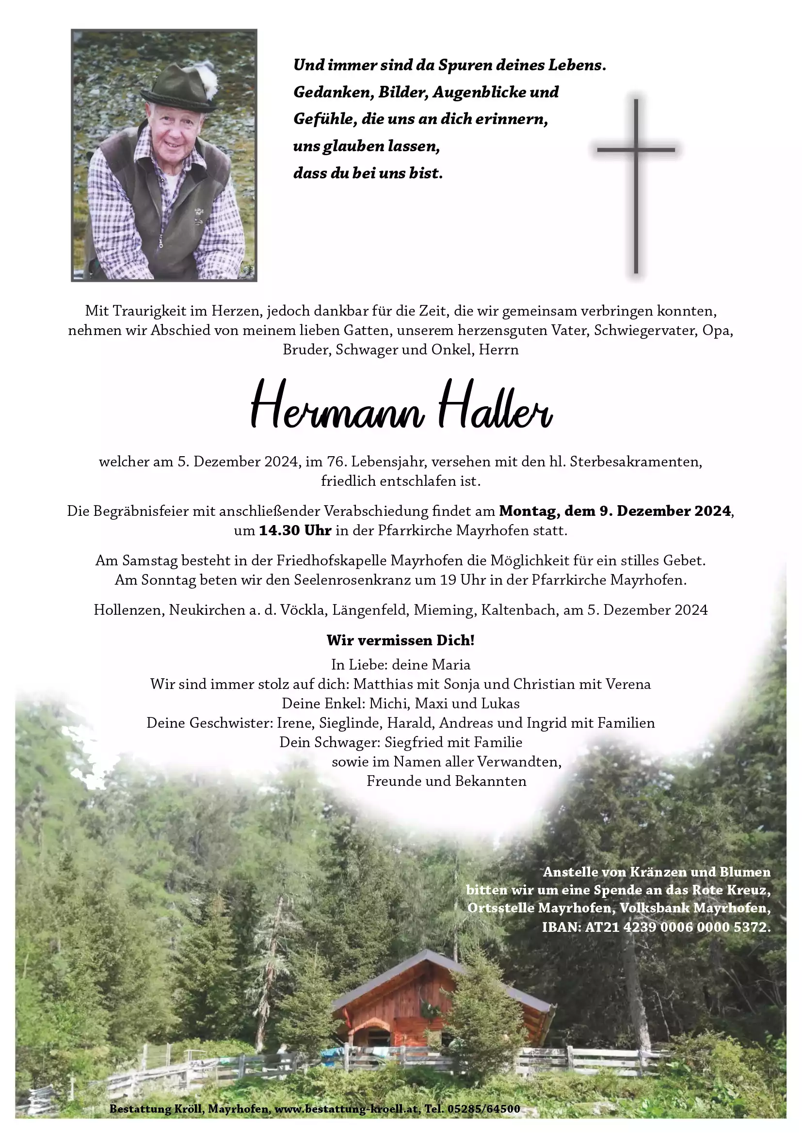 Parte von Hermann Haller